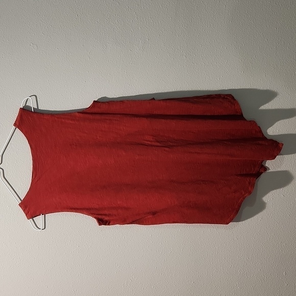 Melissa Paige Burnt Orange Sleeveless Top Size Medium - Picture 4 of 4